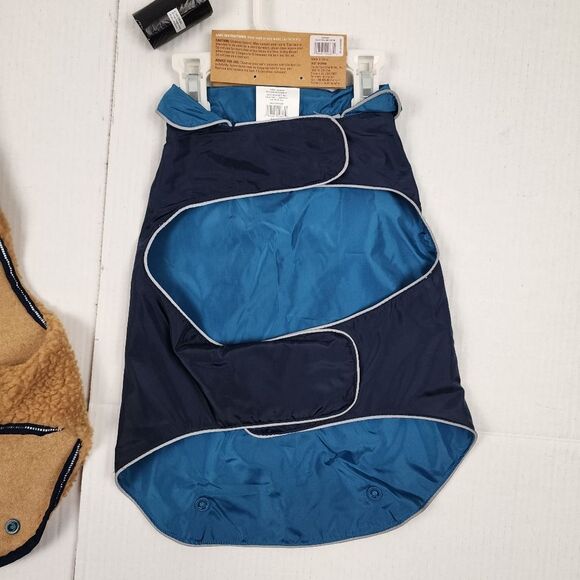 Arcadia Trail 3 in 1 Dog Jacket Rain Coat Pet Multiwear Removable Sherpa Fleece - Picture 12 of 16